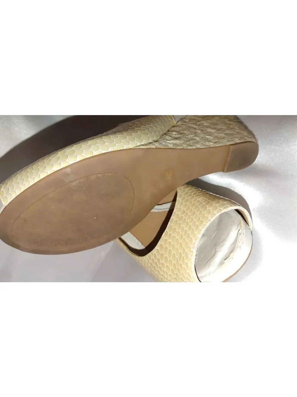 Nurture by Lamaze Luna Wedge Peep Toe Espadrilles Size 9.5M